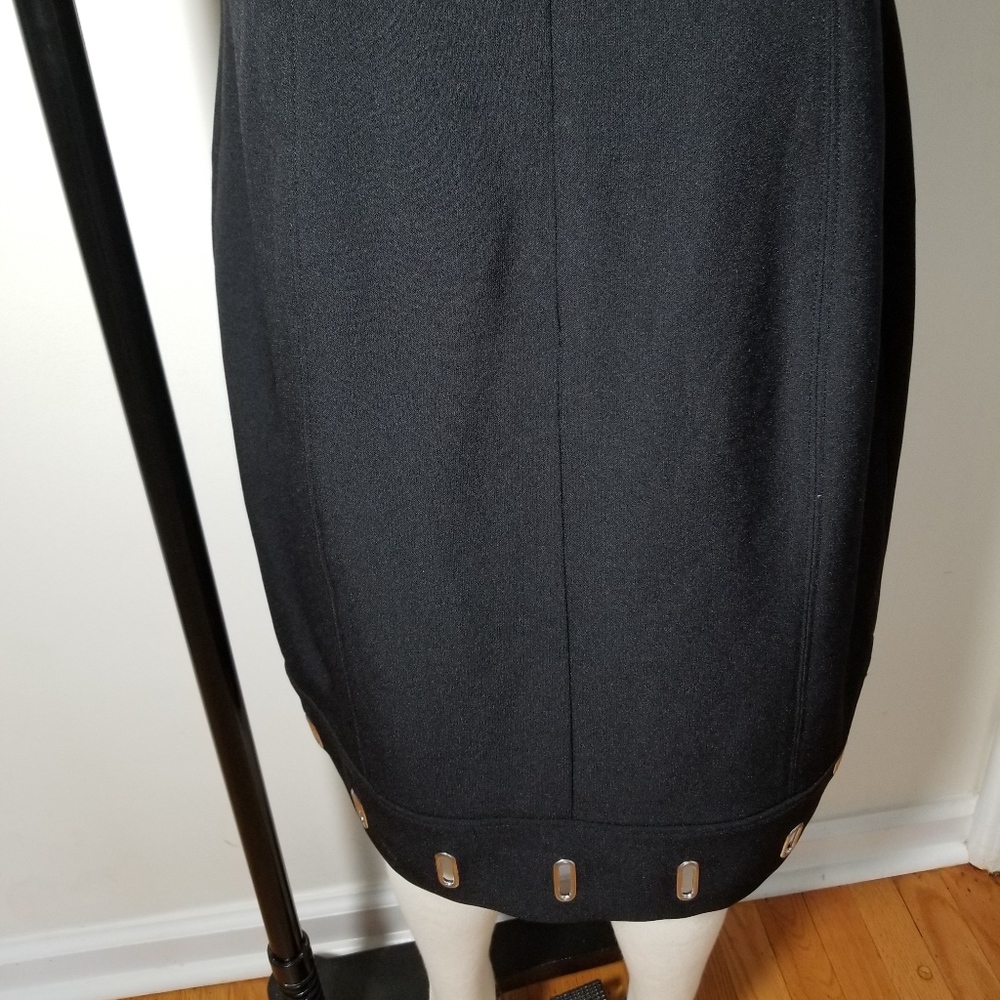 Anne Klein Mystery Crepe Eyelet Sheath Dress NWT - Picture 8 of 8